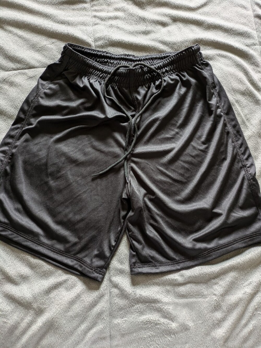 Athletic Works Men's Black Performance Training Shorts